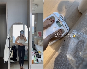 "46세 박지윤, 이렇게 말라도 돼?"…또 최저 몸무게 '인증샷' 봤더니