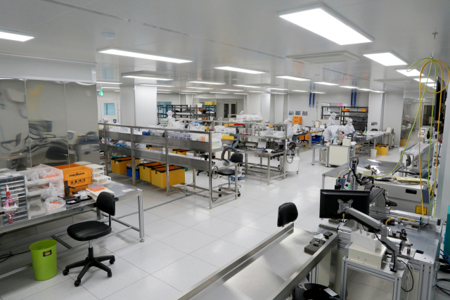 파인메딕스 클린룸. 사진 제공=파인메딕스
