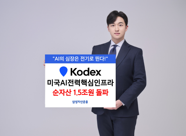 삼성운용, KODEX 미국AI전력핵심인프라 순자산 1.5조 돌파