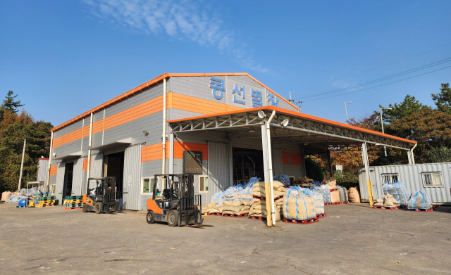 전남 나주시의 콩 선별장. 사진 제공=전남도