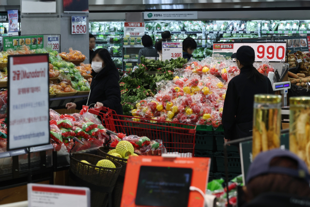 7일 서울의 한 대형마트. 연합뉴스
