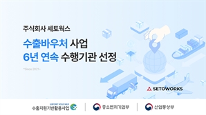 세토웍스, 6년 연속 수출바우처 사업 수행기관 선정… 글로벌 시장진출 역량 입증