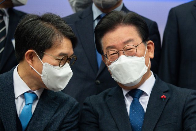 지난 2023년 1월 이재명 대통령과 정원오 성동구청장. 뉴스1