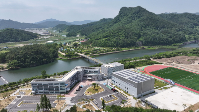 전남 장흥의 대한민국체육인재개발원 사옥 전경. 사진 제공=대한체육회