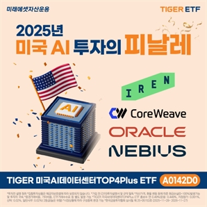 "AI 산업 핵심테마에 투자"…미래에셋운용, 'TIGER 미국AI데이터센터TOP4Plus' 상장