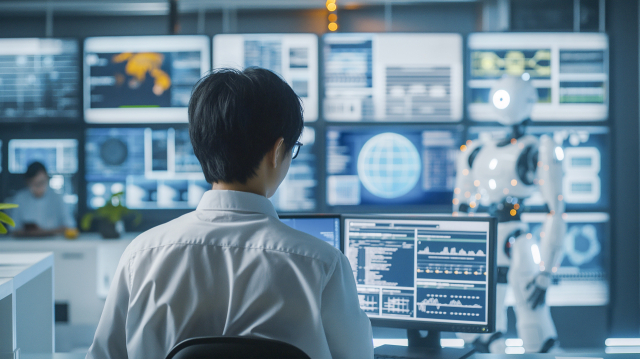 한 개발자가 인공지능(AI) 모델을 개발하고 있다. 클립아트코리아