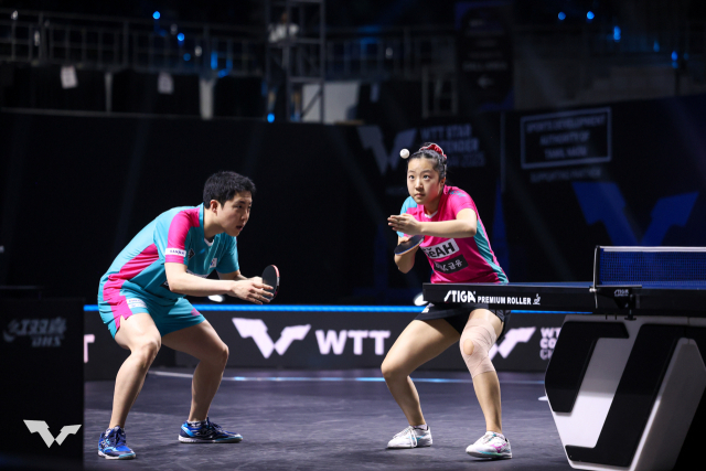 임종훈·신유빈 조. 사진 제공=월드테이블테니스