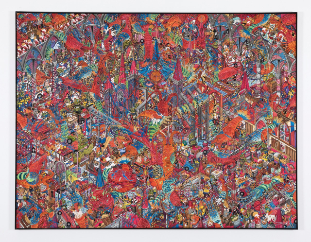 김훈규, ‘블러시 레드(Bluish Red·2025)’. 사진 제공=페로탕 서울