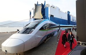 [사진] 현대로템 고속차량 우즈베크 달린다