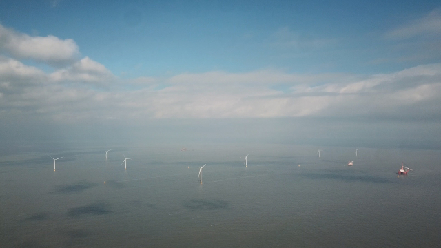 낙월해상풍력 발전 단지. 사진 제공=낙월블루하트