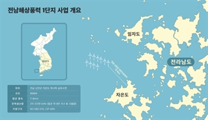 SK이노 E&S, 국내 최대 민간주도 전남해상풍력 1단지 준공