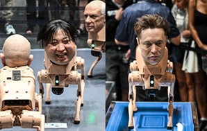 "1억 넘어도 없어서 못 팔아"…김정은·머스크 얼굴 달린 로봇개 '완판', 이유는